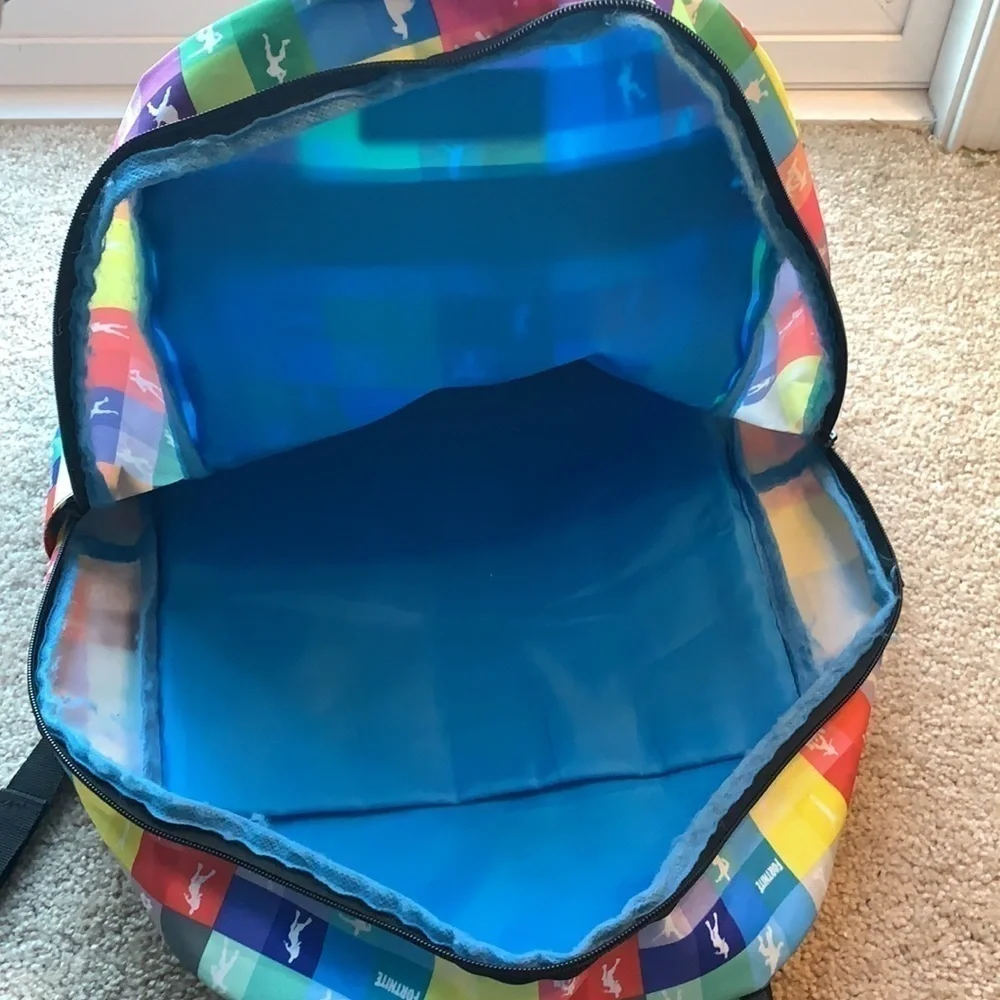 Fortnite dancing colorful backpack book bag
